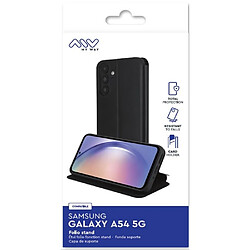 My Way Myway Étui Folio pour Samsung Galaxy A54 5G Fonction Stand Noir