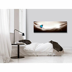 Paris Prix Tableau Imprimé Woman & Butterfly Narrow 40 x 120 cm