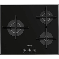 Plaque au gaz Smeg PV163B3 60 cm Noir