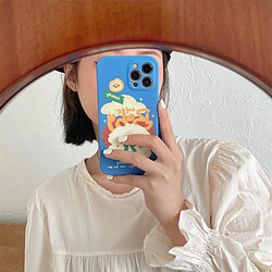 GUPBOO Étui pour iPhone11ProMax Graffiti Papillon Chiot Creative Mobile Phone Case Silicone Anti-Drop