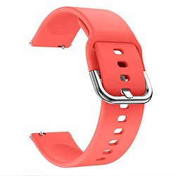 Bracelet en silicone 20mm rouge pour votre Garmin Move Luxe/Move Style/Move 3/Move Venu