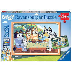 Ravensburger Puzzles 2x24 p - c est parti avec bluey !