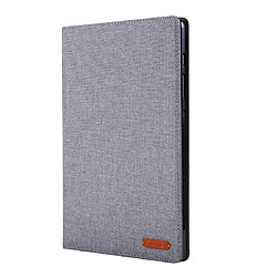 Wewoo Housse Coque Pour Galaxy Tab S6 / T860 / T865étui en cuir avec rabat horizontalétui supportfentes cartes et fente stylo gris