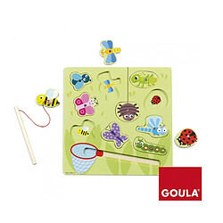 Goula Puzzle en bois 10 pièces : Petites bêtes magnétiques