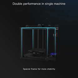 Yonis Imprimante 3D Silencieuse Double Axe Y Grand Format pas cher