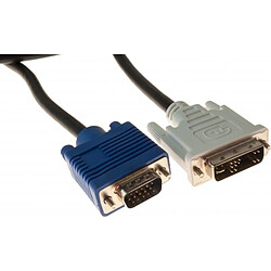 Abi Diffusion Cordon dvi-a/vga HD15M Single Link - 5 m