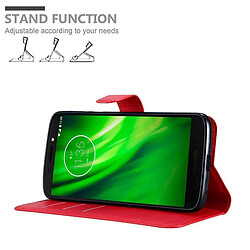 Avis Cadorabo Coque Motorola MOTO E5 / G6 PLAY Etui en Rouge