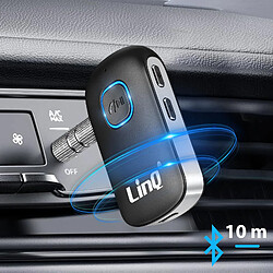 Avis Récepteur Audio Bluetooth Voiture Kit Mains Libres Boutons Contrôle LinQ Noir