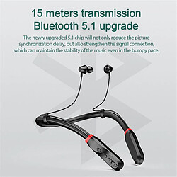 Avis GUPBOO Écouteurs intra-auriculaires sans fil I35 Audio stéréo Musique Écouteurs tour de cou 100 heures de lecture Écouteurs compatibles Bluetooth