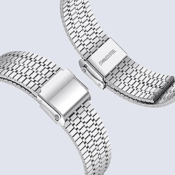 Avis Avizar Bracelet pour Apple Watch 41mm / 40mm / 38 mm Maillons Carré Acier Argent