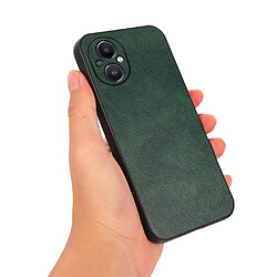 Coque en TPU + PU texture litchi, anti-rayures, vert pour votre OnePlus Nord N20 5G