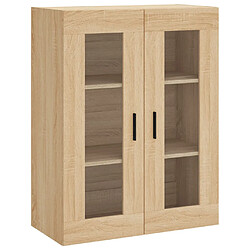 Acheter vidaXL Buffet haut Chêne sonoma 69,5x34x180 cm Bois d'ingénierie