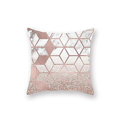 Avis YP Select 4Pcs Rose Golden Powder Pillow et Peach Skin Velvet Pillow Sleeve - 1 Rose 45X45Cm