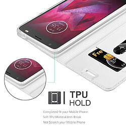 Cadorabo Coque Motorola MOTO Z Etui en Argent pas cher