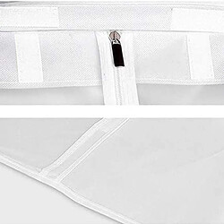 Avis Universal 2 PIC Vêtements pour la maison Vêtements 3D transparents Sac à poussière Armoire polyvalente Sac de rangement pour vêtements