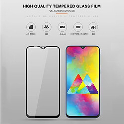 Wewoo Film mocolo 0.33mm 9H 2.5D de verre trempé pour soie, avec colle, pour Galaxy M20 (Noir)