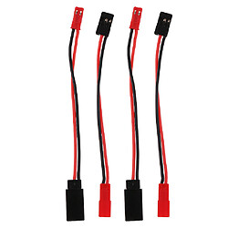 4pcs JST Femelle / Mâle à JR Mâle / Femelle Connecteur Adaptateur Pour RC