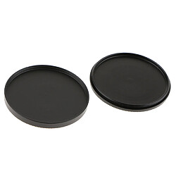 43mm capuchon de rangement pour objectif d'appareil photo housse de protection en métal noir pas cher