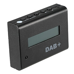 Avis Wewoo Voiture Numérique DAB / DAB + Récepteur LCD Affichage FM Tuner Box avec Télécommande (Noir)