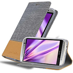 Cadorabo Coque HTC ONE M8 Etui en Gris