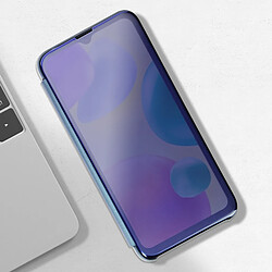 Avizar Étui Clear View Xiaomi Redmi 10A avec Clapet Miroir Support Vidéo Bleu pas cher