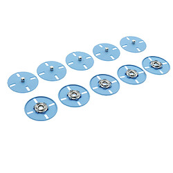 Avis 5 ensembles métal coudre sur boutons à pression boutons pressions bouton 21mm bleu ciel