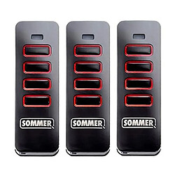 Pack de 3 Télécommandes SOMMER 4018