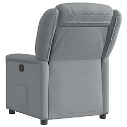 Acheter vidaXL Fauteuil inclinable Gris clair Tissu