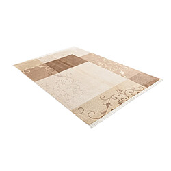 Vidal Tapis de laine 201x140 brun Darya