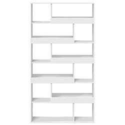 Avis vidaXL Cloison de séparation blanc 100x33x187,5 cm bois d'ingénierie