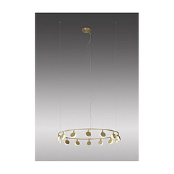 Luminaire Center Suspension LED Shell Or