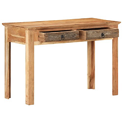 Maison Chic Bureau,Table de travail pour chambre 110x50x75 cm Bois de récupération massif -GKD67296