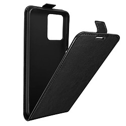 Avizar Étui pour Xiaomi Redmi Note 12 4G et 5G Vertical Magnétique Porte-carte Noir