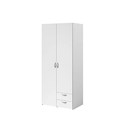 Avis But Armoire DAILY2 avec 2 portes 2 tiroirs Blanc