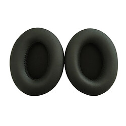 INF 1 paire de coussinets d'oreille en cuir protéiné PU pour Beats Studio 1.0 Black