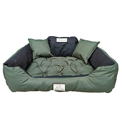 Grand lit pour chien et chat AIO Kingdog 115 x 95 Vert - taille XL