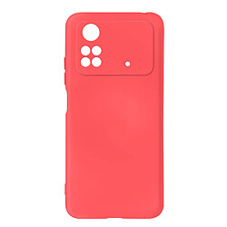 Avizar Coque Xiaomi Poco M4 Pro 4G Semi-rigide Soft-touch Fine fuschia