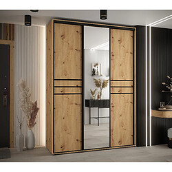 Abiks Meble Armoire Davos 11 À Portes Coulissantes 235,2/170/45 3 Portes