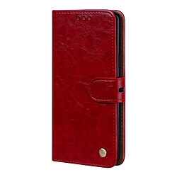 Avis Wewoo Housse Étui rouge pour Samsung Galaxy S9 Texture de la cire d'huile horizontale Flip en cuir avec titulaire et fentes cartes porte-monnaie