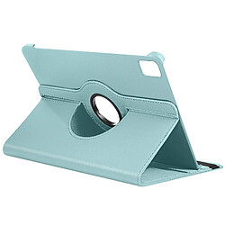 Avizar Étui Clapet pour iPad Pro 11 2024 Folio Rotatif 360 Support Stand Turquoise