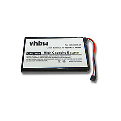 vhbw batterie compatible avec Garmin Nüvi 1200, 1205, 1205W, 1250, 1255, 1255W, 1260, 1260W, 140T système de navigation GPS (930mAh, 3,7V, Li-Ion)