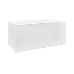 Jardinière rectangle en plastique 80 x 40 cm Elho Vivo Long blanc