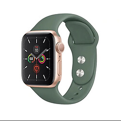 Bracelet En Silicone Lisse Phonecare Compatible avec Apple Watch Series 10 - 42mm - Vert Escuro