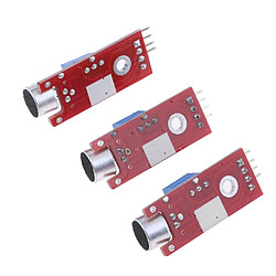 Acheter 3pcs Module De Capteur De Microphone Sonore De Haute Sensibilité Pour Arduino