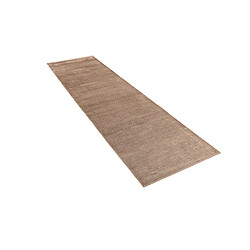 Vidal Tapis de couloir en laine 290x79 brun Darya