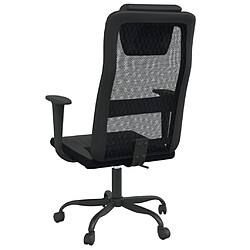 Acheter Helloshop26 Chaise fauteuil siège de bureau informatique étude réglable en hauteur noir 02_0024072