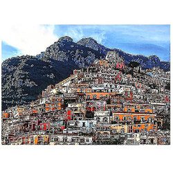 Universal Positano Puzzle de puzzle, 1000 PCS Puzzle de décompression éducative, mur