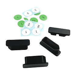 4 Pièces Batterie Port Prise de La Poussière Protecteur Bouchon Kit Compatible pour DJI FPV Drones