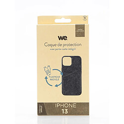 WE Coque de protection porte-carte IPHONE 13 Noir: en poluyréthane - portes-carte - rigide