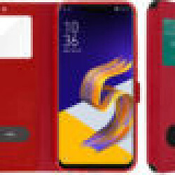 Ipomcase Etui Décrochage Appel Asus Zenfone 5 ZE620KL Rouge